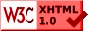 Valid XHTML 1.0 Transitional